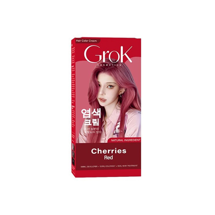 GroK Hair Color Cream Cherries Red крем-краска 100 мл.
